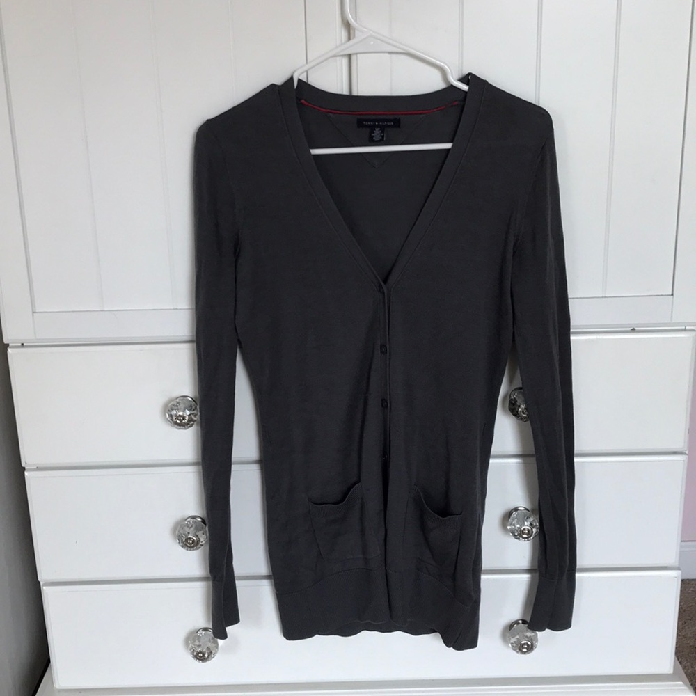 Tommy Hilfiger grey cardigan